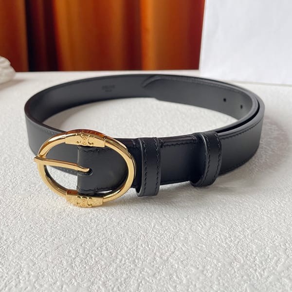 Celine Large 35mm Twin Triomphe Belt Replica 45BDZ3ACI38NO Available Now