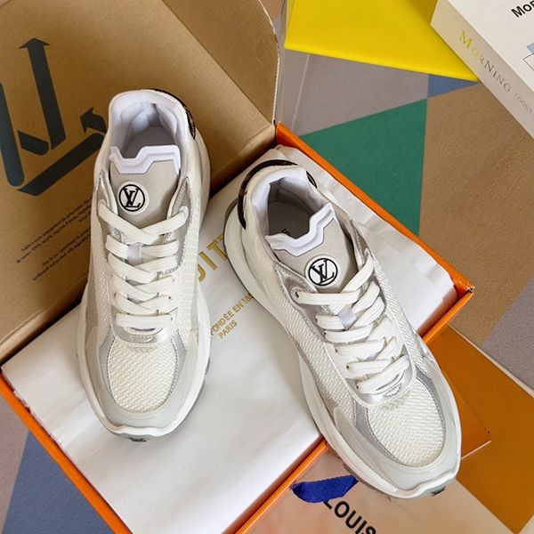 Louis Vuitton LV Run 55 Line Sneakers Replica New Colors Available vux24063