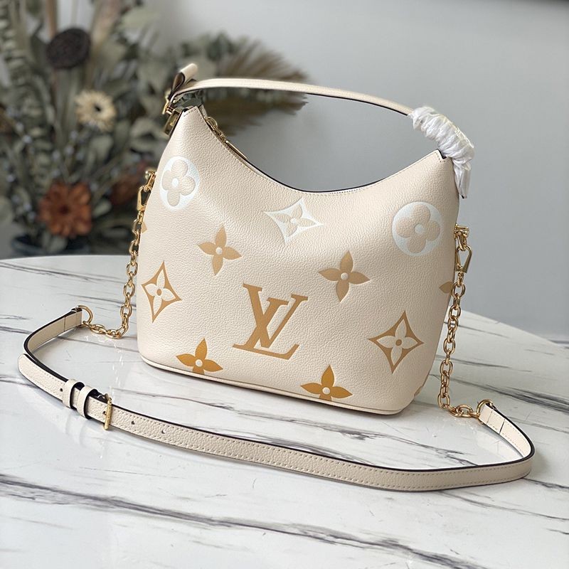 [Summer Trend?★] Louis Vuitton Marshmallow PM Replica Handbag★Monogram Empreinte Crème Saffron M45698