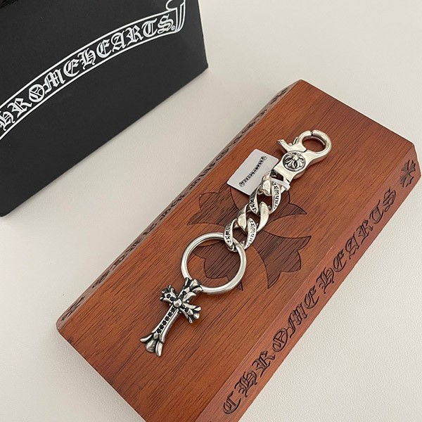 Chrome Hearts CH Cross Replica Key Ring Long Classic Chain Kuh97912