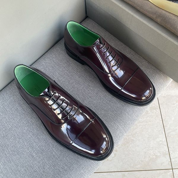 Very popular: Comfortable fake Bottega Swell leather shoes boe83184