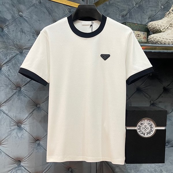 Prada logo patch T-shirt replica, hard to find! 828341 Prada logo patch T-shirt replica, hard to find! 828341