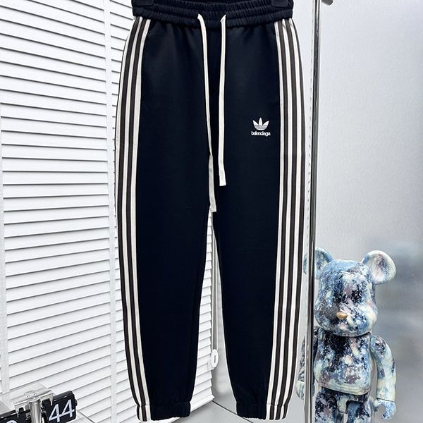 Balenciaga x Adidas Black Replica Logo Track Pants bas76041 Available Now