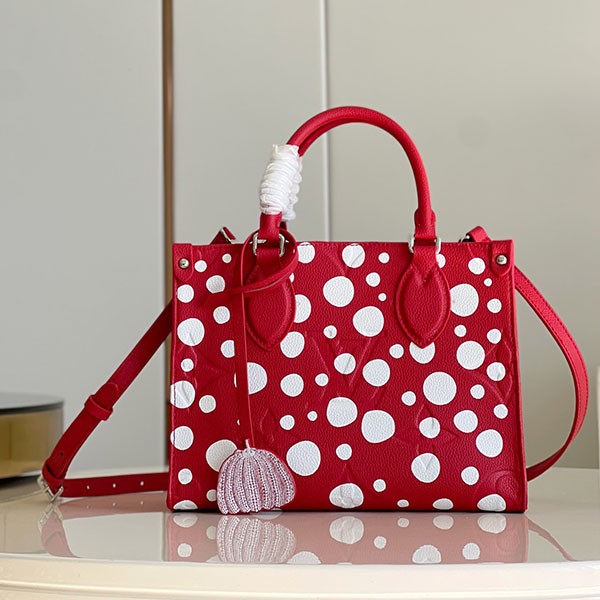 LV x YK On the Go PM Replica Louis Vuitton x Yayoi Kusama Suzu Hirose Love M46412 LV x YK On the Go PM Replica Louis Vuitton x Yayoi Kusama Suzu Hirose Love M46412