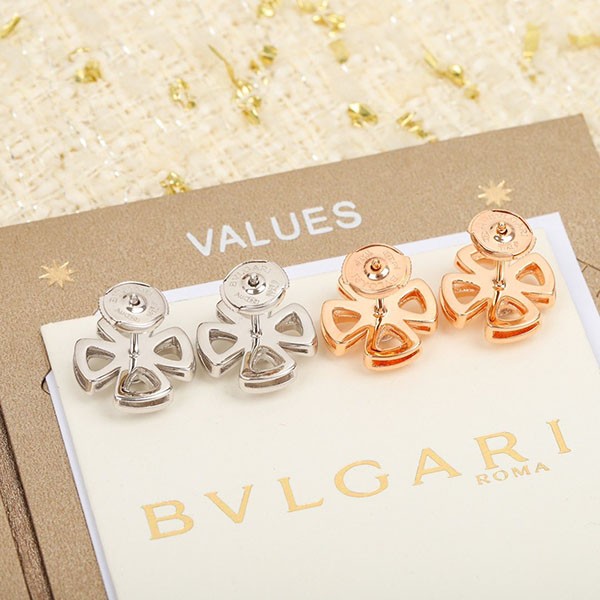 Bvlgari Replica Fiorever Earrings 18K Pink Gold 2 Colors Buu22141