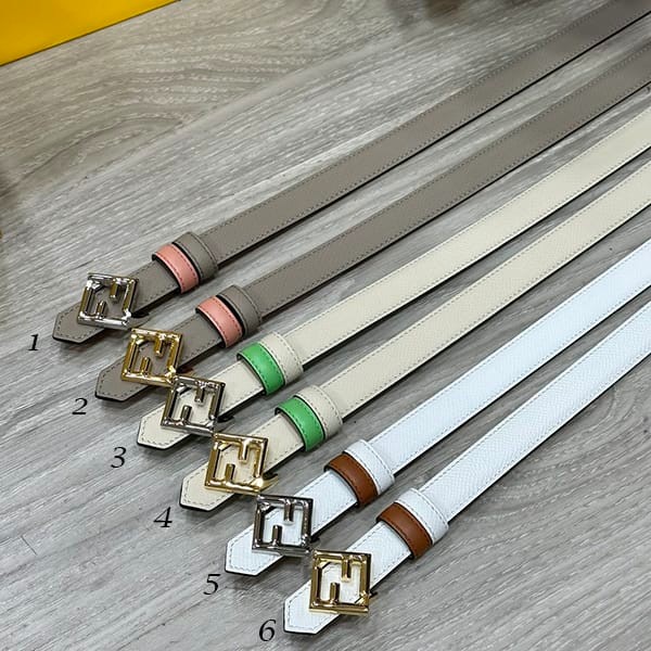 Sold out Fendi FF Diamond Motif Reversible Belt Replica 20mm 6 Colors 8C0687ANH8F0E6E