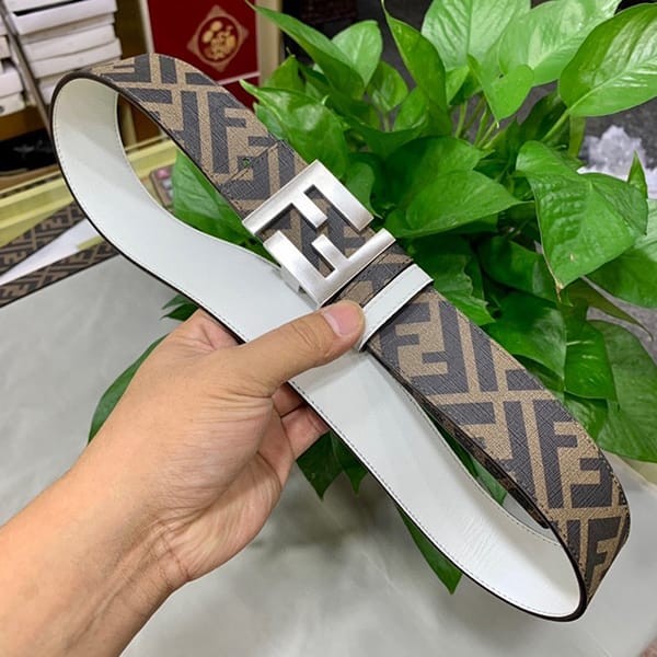 Classic Fendi reversible round FF belt replica 35mm fen17982