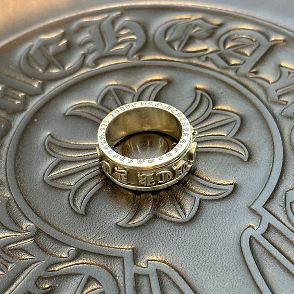 CHROME HEARTS CH PLUS SILVER RING COPY LOGO KUD39888 CHROME HEARTS CH PLUS SILVER RING COPY LOGO KUD39888