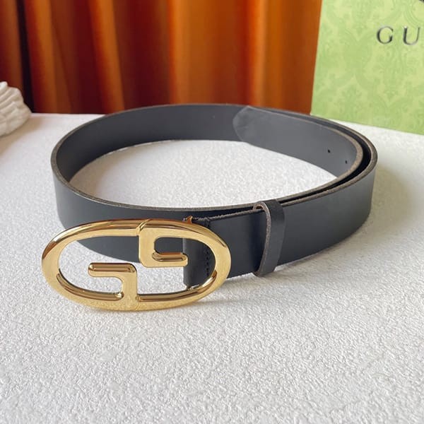 Extremely rare! Replica Gucci GG buckle smooth leather belt 35mm guu89585 Extremely rare! Replica Gucci GG buckle smooth leather belt 35mm guu89585