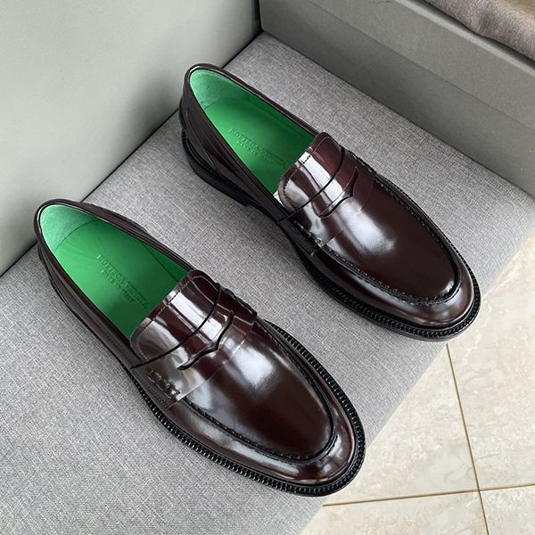 High quality???Bottega Swell leather shoes fake boa67546