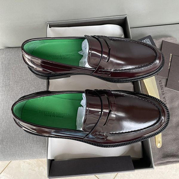 High quality???Bottega Swell leather shoes fake boa67546