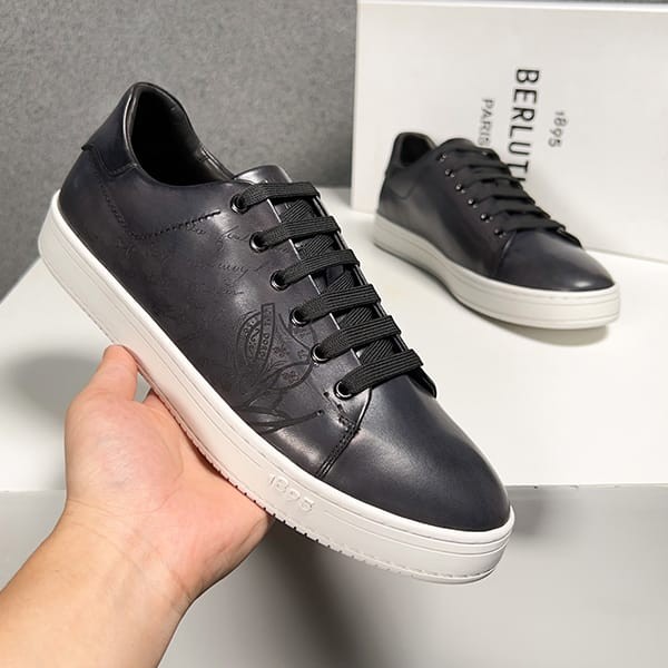 Free shipping on Berluti replica Playtime Scritto leather sneakers bep52020