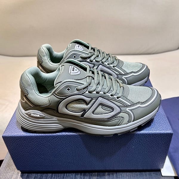 Extremely rare! Dior sneakers replica B30 white mesh silver 3SN279ZYG_H869 Extremely rare! Dior sneakers replica B30 white mesh silver 3SN279ZYG_H869