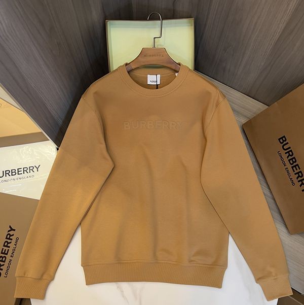 Very popular! Burberry crew neck cotton sweatshirt replica Baq95304
