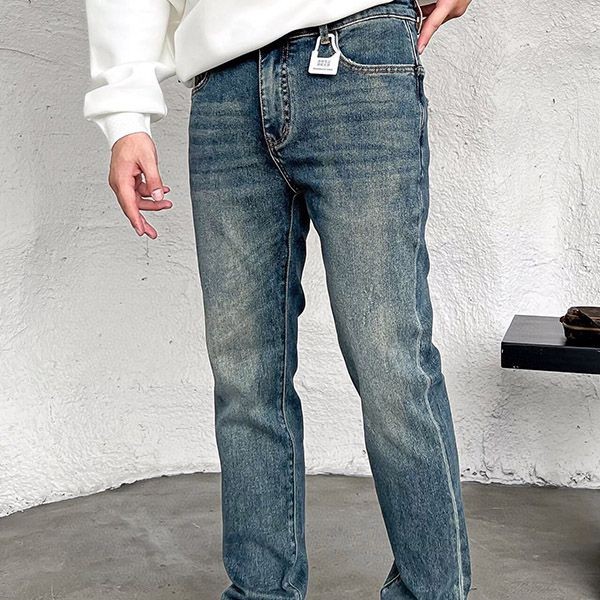 Immediate shipping Balenciaga Japanese denim wide baggy jeans baj52637
