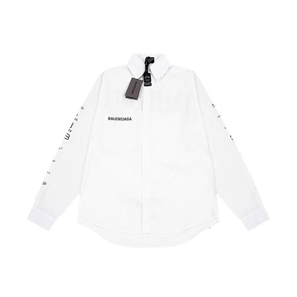 Balenciaga replica oversized logo print shirt baj70954