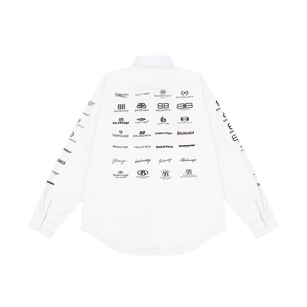 Balenciaga replica oversized logo print shirt baj70954