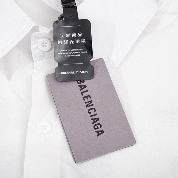 Balenciaga replica oversized logo print shirt baj70954