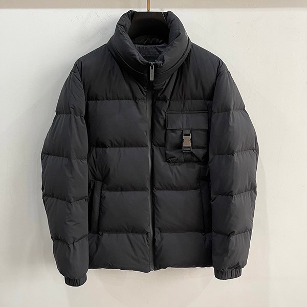 Popular Prada Re Nylon Down Jacket, Replica, Plain Logo, puy45448