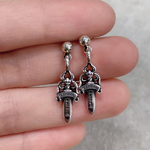 Chrome Hearts Replica Stack Dagger Drop Earrings Kub90997