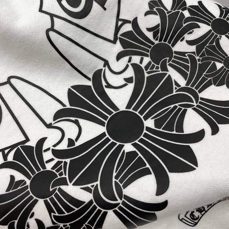 Chrome Hearts Hoodie Replica Horseshoe & Floral Cross Kuv40108 Sold Out
