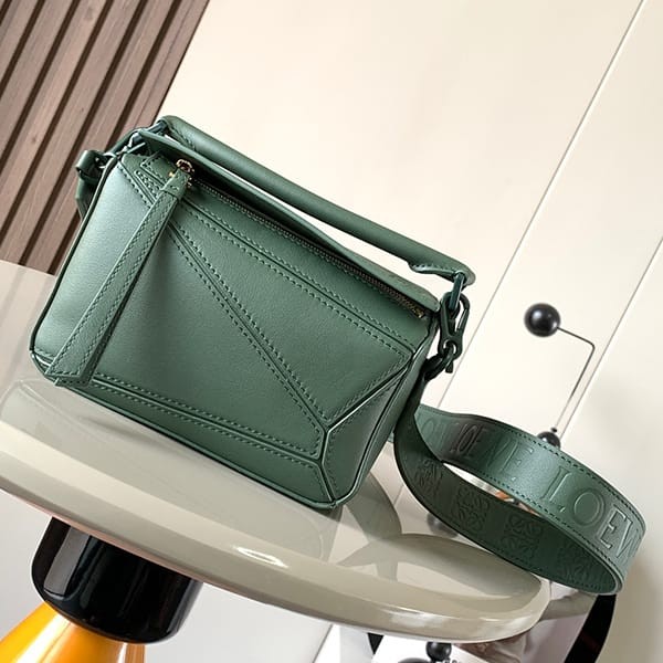 Cheap Loewe Satin Calfskin Replica Mini Puzzle Bag with Tracking Lot78309