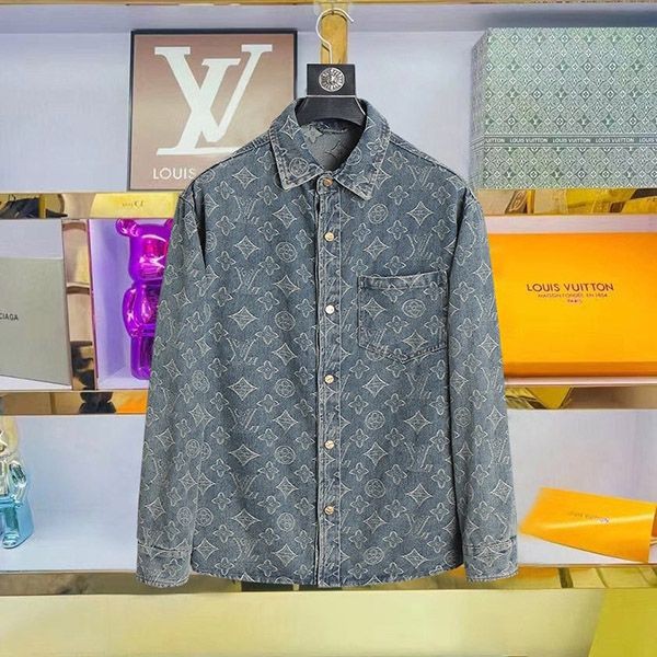 Louis Vuitton Stonewash Jacket Replica Denim vuc13174 Louis Vuitton Stonewash Jacket Replica Denim vuc13174