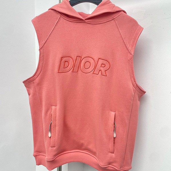 Hooded? Dior replica ☆ Oversized sleeveless sweatshirt 393J638A0854 Hooded? Dior replica ☆ Oversized sleeveless sweatshirt 393J638A0854