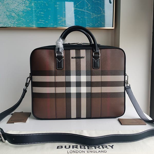 [Great Deal] Burberry Replica Ainsworth Briefcase Bag Baw83278
