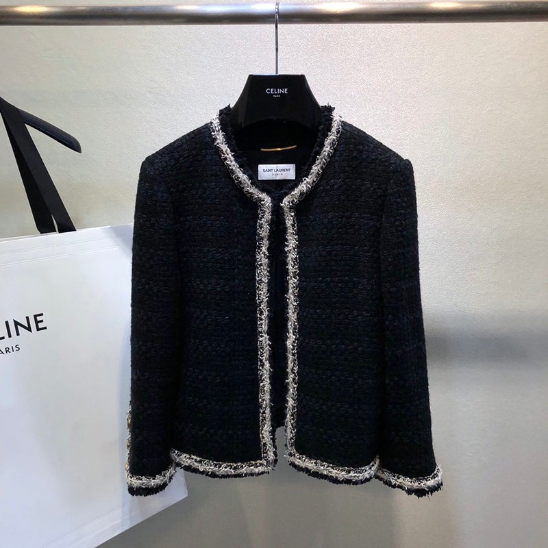 The hottest topic! Replica Saint Laurent wool and silk duffle coat San25908 The hottest topic! Replica Saint Laurent wool and silk duffle coat San25908