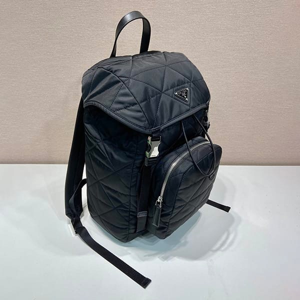 Attention ★ Replica Prada Re-Nylon Topstitched Backpack 2VZ1352DGW