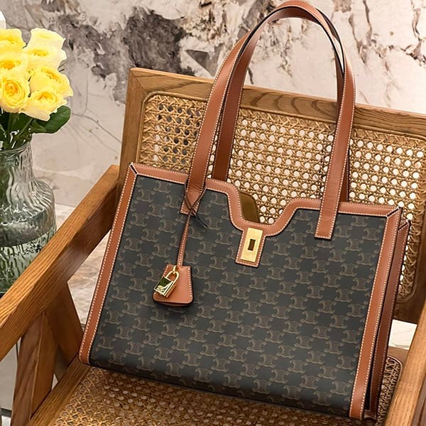 Celine CABAS 16 Textile Calfskin Replica Cea87390 Celine CABAS 16 Textile Calfskin Replica Cea87390