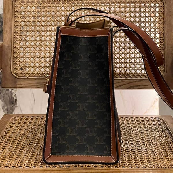 Celine CABAS 16 Textile Calfskin Replica Cea87390