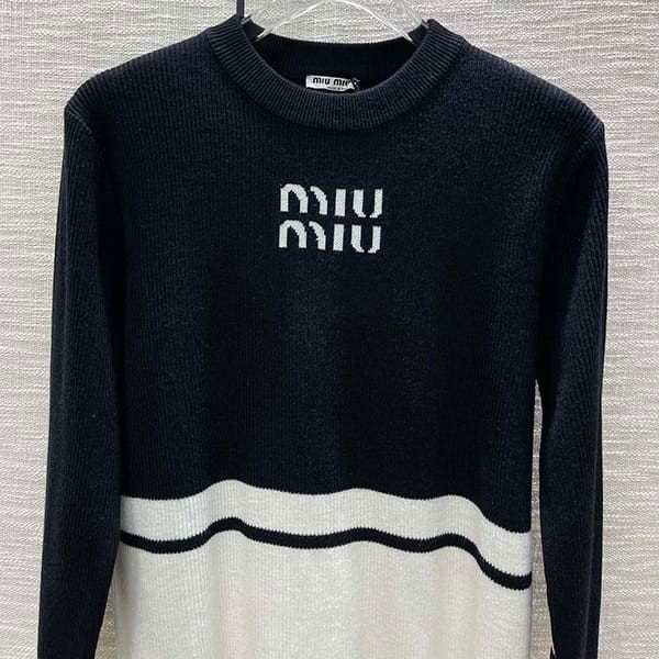 New design Miu Miu wool crew neck sweater replica myt99138