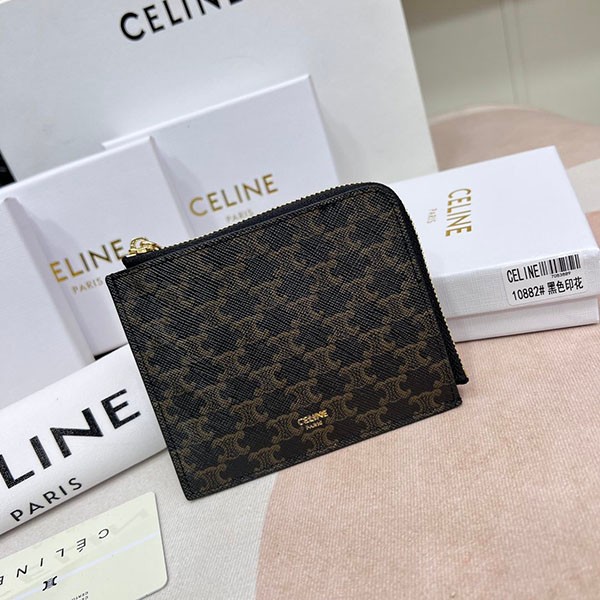 Celine Zip Purse with Card Holder Replica 10D882EIX38SI Celine Zip Purse with Card Holder Replica 10D882EIX38SI
