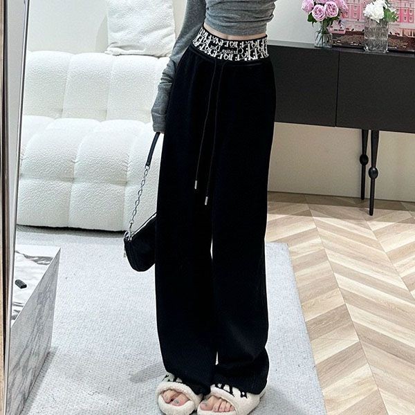 Dior Bridge Pants Replica Black Wool DEG30496