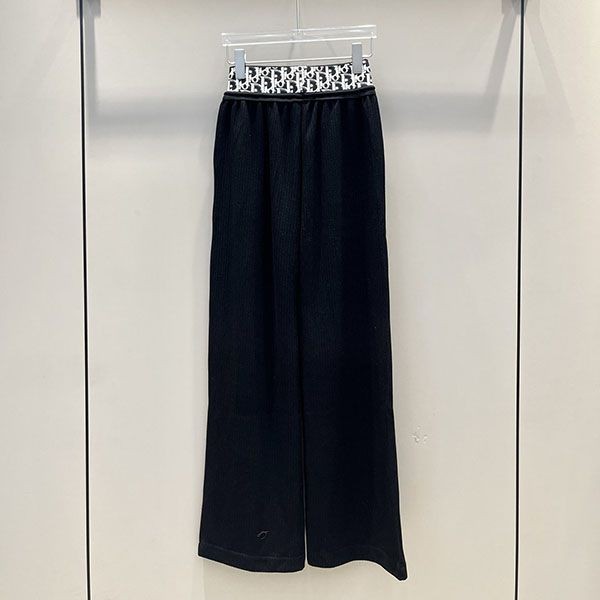 Dior Bridge Pants Replica Black Wool DEG30496