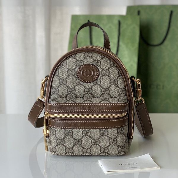 Attention-grabbing! Gucci Ophidia GG Backpack Replica gum60365