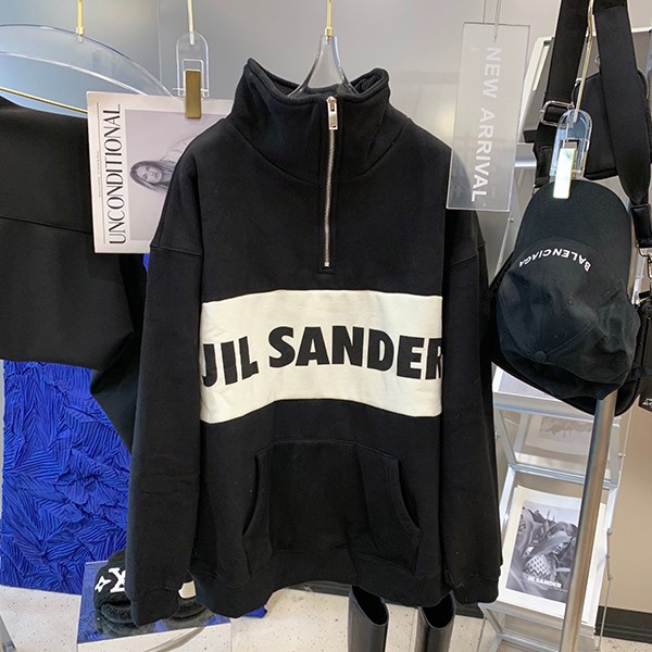 New on sale: Jil Sander hoodie, fake, logo embroidered sweatshirt hoodie, Jib60192
