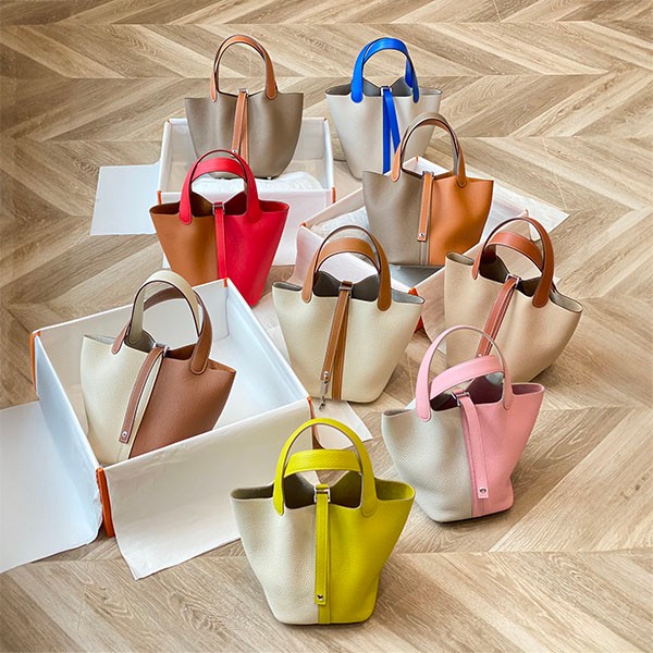 A favorite of many celebrities, Hermes Picotin Lock PM replica, silver hardware, 9 colors, erb87270