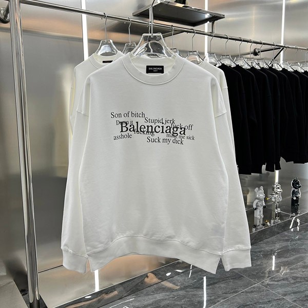 Balenciaga logo cotton sweatshirt replica bau45054 Balenciaga logo cotton sweatshirt replica bau45054