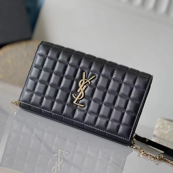 Recommended Saint Laurent Replica Lambskin Chain Wallet Say82987