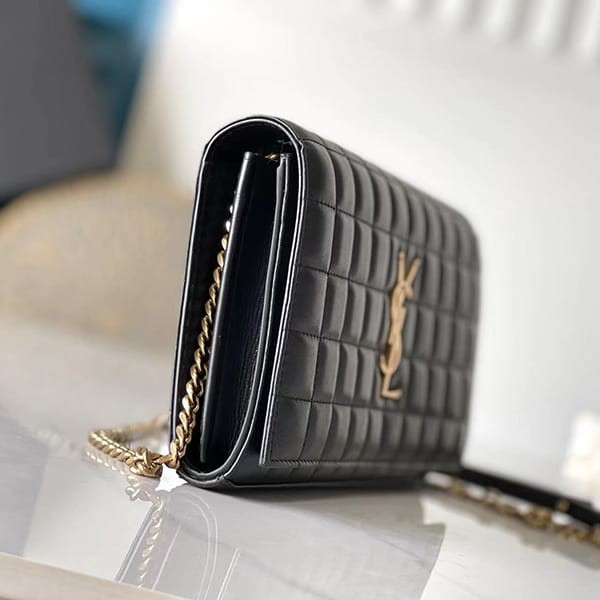 Recommended Saint Laurent Replica Lambskin Chain Wallet Say82987