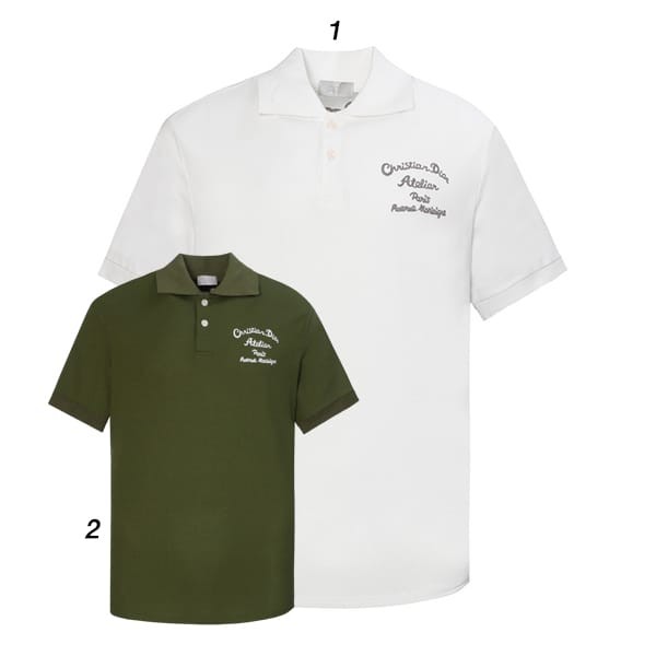 Classic Christian Dior Atelier Polo Shirt Replica 2 Colors DED46058 Classic Christian Dior Atelier Polo Shirt Replica 2 Colors DED46058