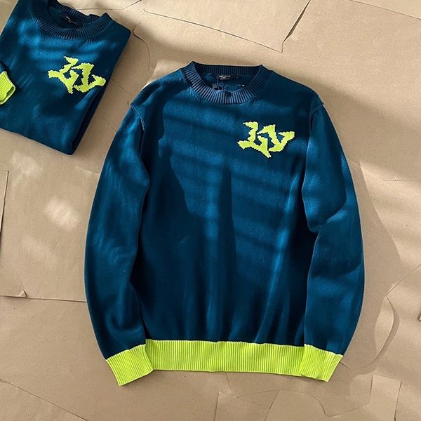 Comfortable Louis Vuitton LV Fair Isle Macro Crew Neck Replica vup18777