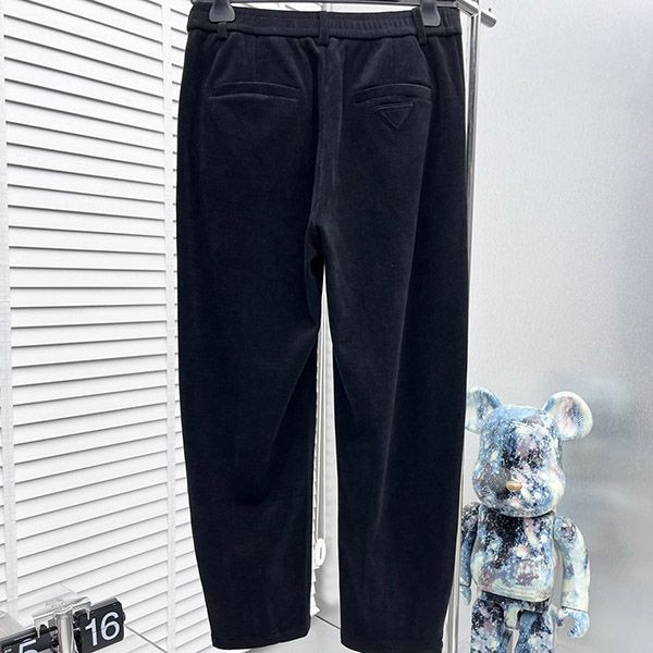 Prada virgin wool stretch natte pants replica puk87877