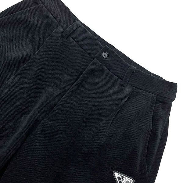 Prada virgin wool stretch natte pants replica puk87877