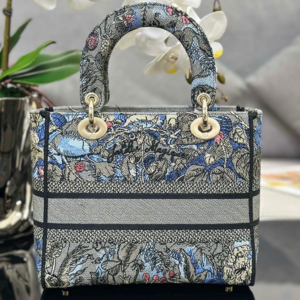 New design Lady Dior copy D-LITE shoulder bag medium dea84684