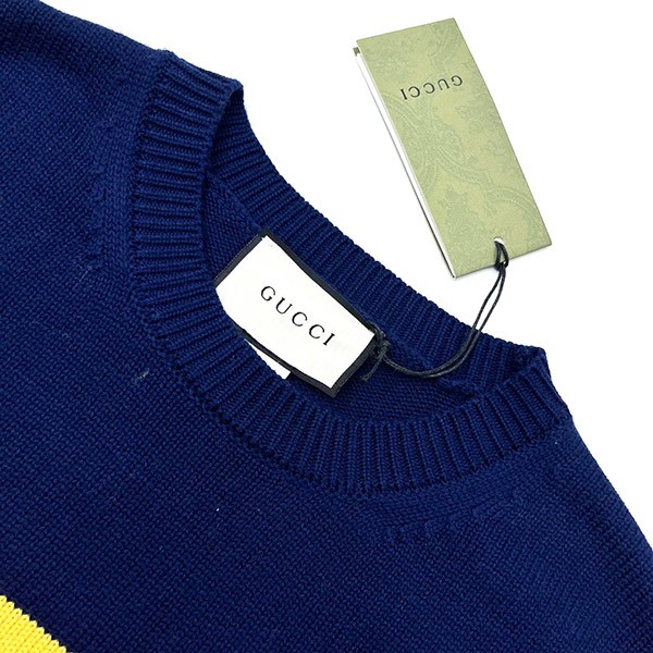 Gucci replica striped wool and cotton sweater guz12342