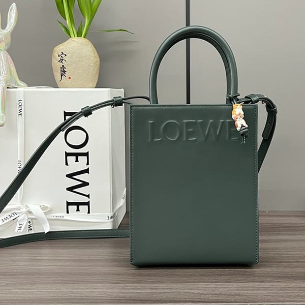 Recommended Loewe Replica Standard A5 Tote Bag in Sleek Calfskin lov24971